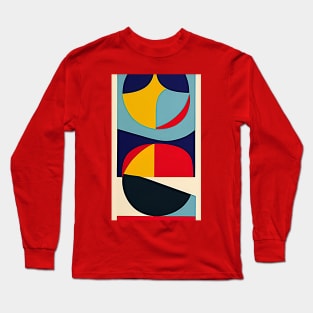 Abstract Modern: Bright Bold Circles Long Sleeve T-Shirt